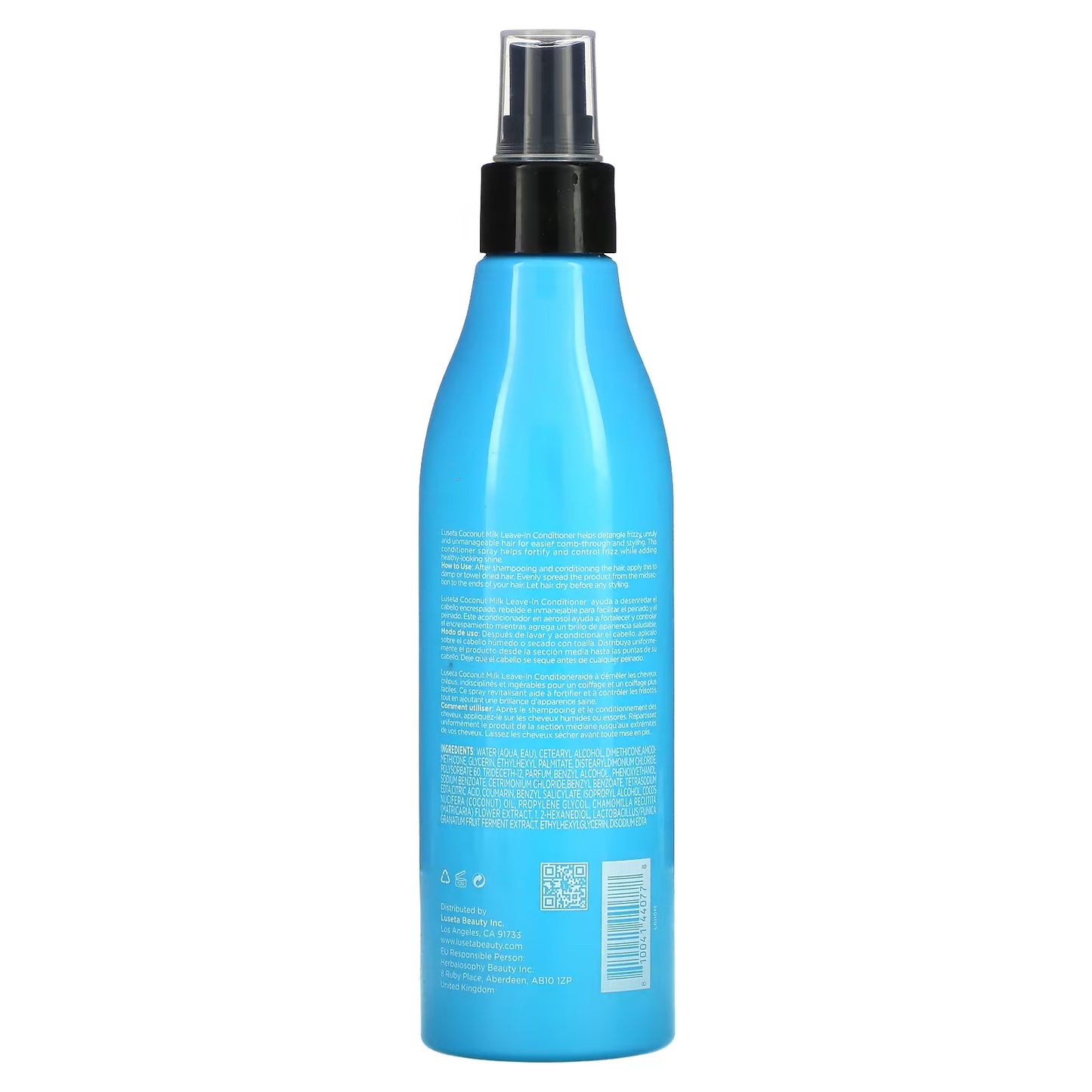 Coconut Milk Leave-In Conditioner, For Normal & Dry Hair, 8.5 fl oz (251 ml), Luseta Beauty