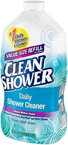 1PK Clean Shower Fresh Clean Scent Daily Shower Cleaner 60 oz. Liquid