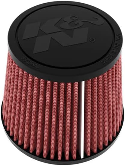 K&N Universal Clamp-On Air Filter: High Performance, Premium, Washable, Replacement Filter: Flange Diameter: 2.375 In, Filter Height: 4.406 In, Flange Length: 0.75 In, Shape: Oval Tapered, RU-70032