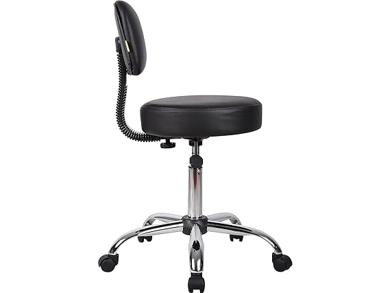 Boss Office Products Be Well Medical Spa Drafting Sool in Black