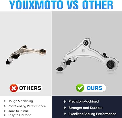 Front Lower Control Arms for Nissan 3.5 3.5L Murano 2009 2010 2011 2012 2013 2014, Suspension Kits RK622157 RK622158-2pcs