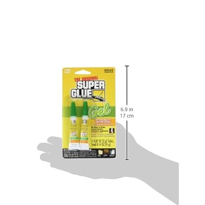 The Original SuperGlue SGG22-12 Thick-Gel Super Glue Tube (Double Pack)