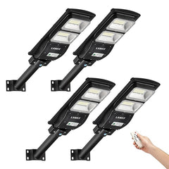1pc 60W Solar Powered Street Light Outdoor 120 LEDs 6000 Lumens LED Lights Waterproof Outdoor Dusk to Dawn Motion Sensor Security Flood Lights Remote Control for Park Garden Patio Yard