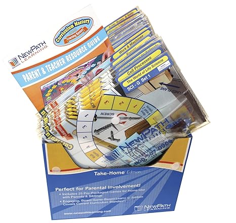 NewPath Learning Mastering English as a Second Language Spanish Curriculum Mastery Games, Grade 1-6, Take-Home Pack