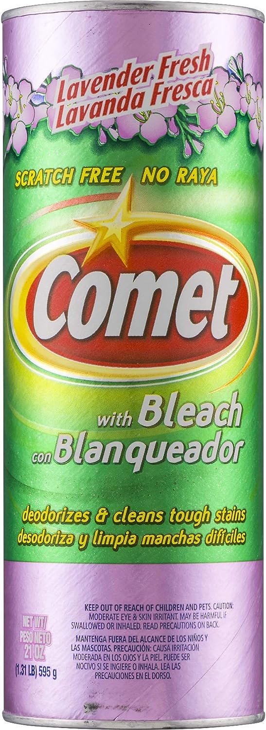 Comet Lavender Fresh with Bleach 21 Oz, 2 Ea by Comet