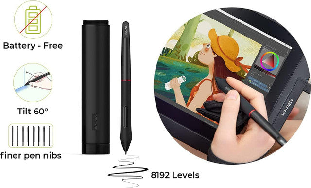 XP-PEN Artist 12 Pro 11.6" Full HD Graphics Drawing Tablet & Pen Black