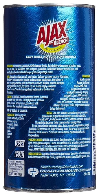Ajax Powder Cleanser with Bleach, 14 oz-3 pk
