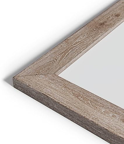 U Brands Decor Magnetic Dry-Erase Board, 48 X 36 Inches, Rustic Wood Frame