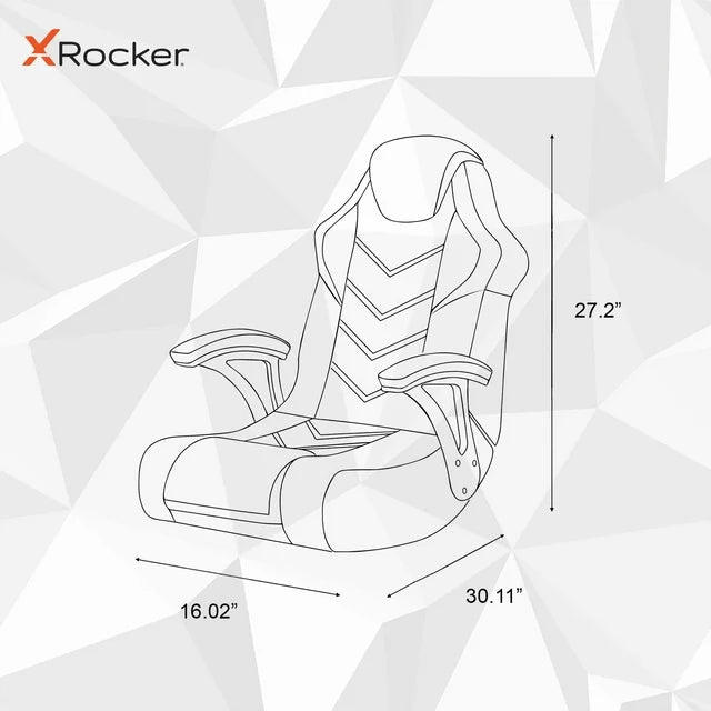 Nemesis 2.1 Bluetooth Gaming Floor Rocker Black - X Rocker