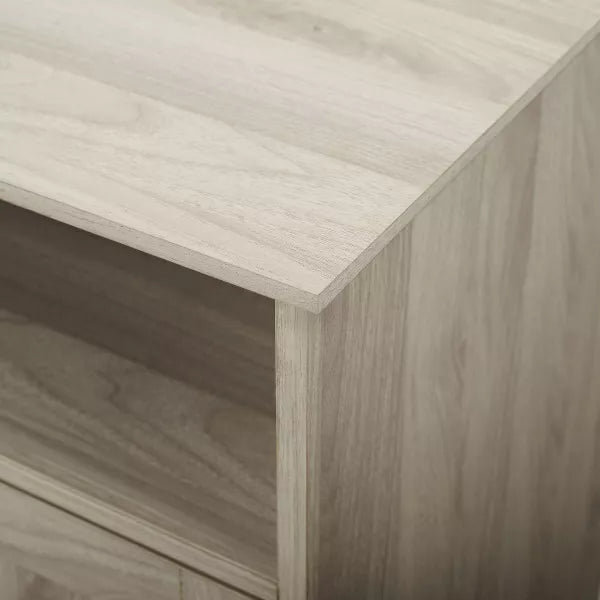 4 Door Modern Media Center TV Stand for TVs up to 65"" Birch - Saracina Home Damaged - As is