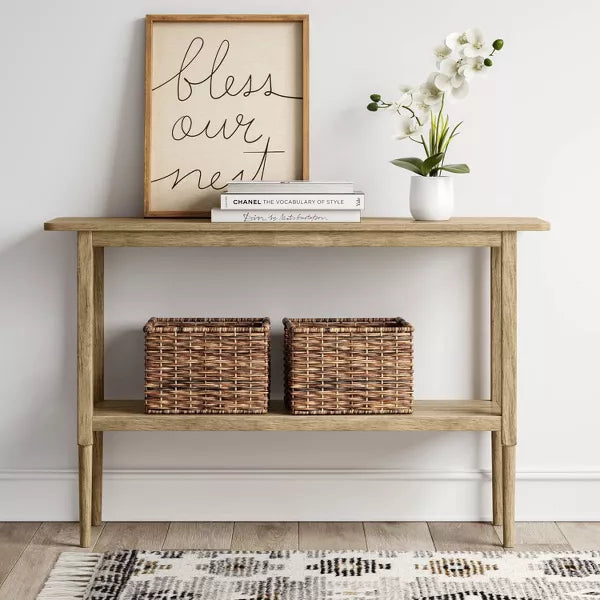 Gretna Narrow Console Table Natural - Threshold™