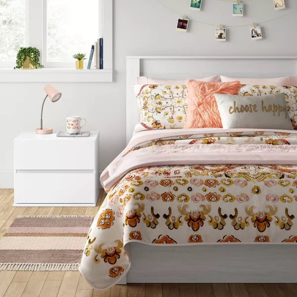 2 Drawer Modular Nightstand White - Room Essentials™