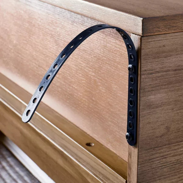 Brandeis Woven Console Table Brown - Threshold™ designed with Studio McGee