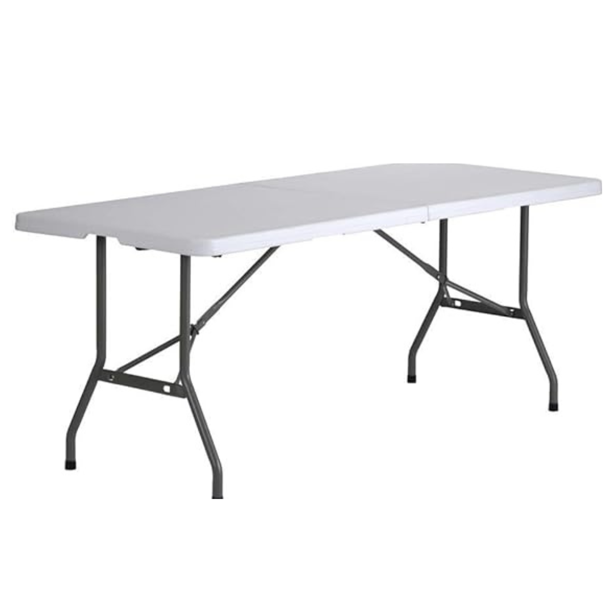 Sandusky Lee FPT7230-WV2 Commercial Fold in Half Utility Table, 6', White, 29" Height, 72" Width, 30" Length