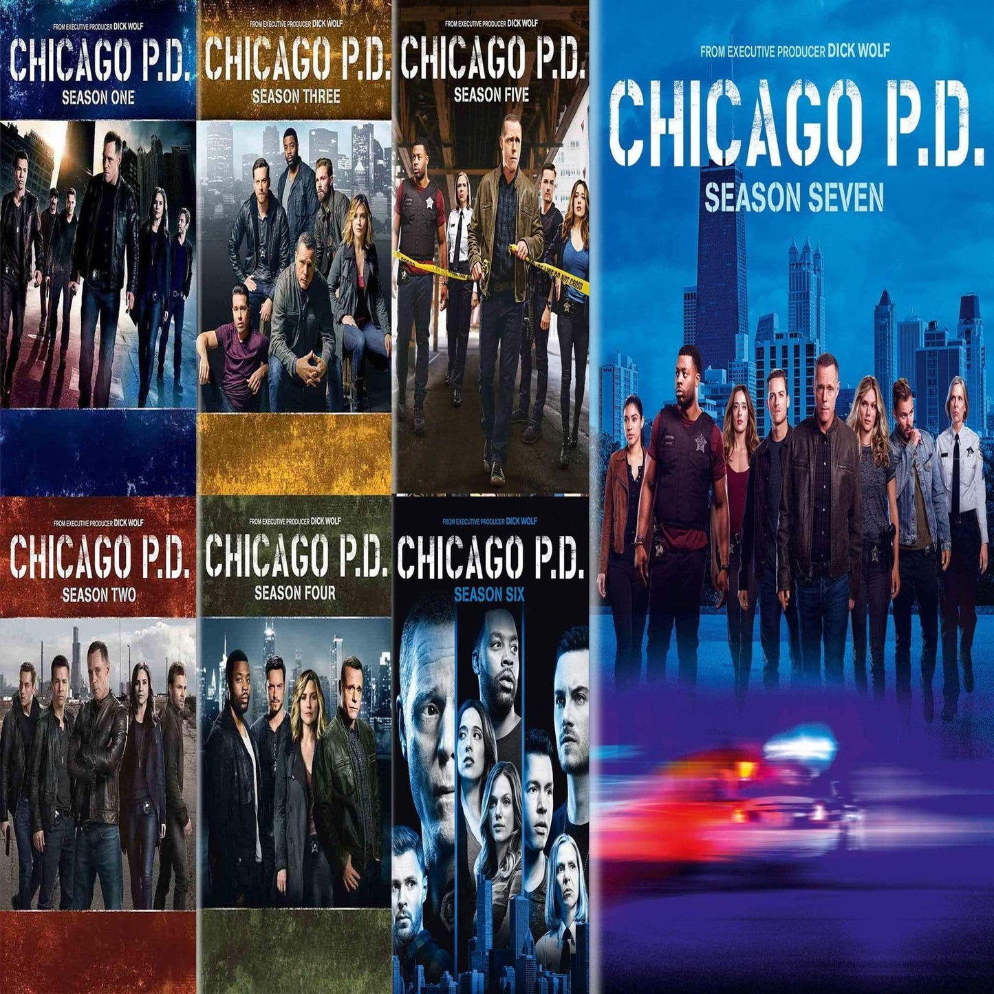 Chicago PD TV Series Seasons 1-7 DVD Set