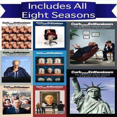 Curb Your Enthusiasm TV Series Seasons 1-8 Complete DVD Set