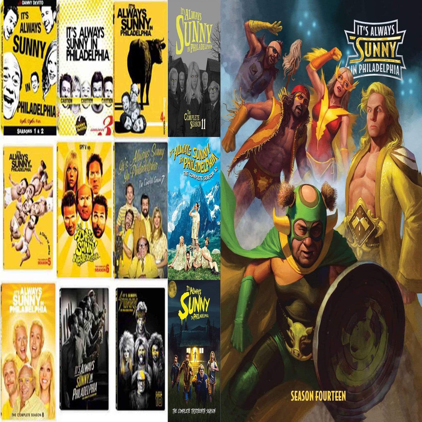 It's Always Sunny in Philadelphia TV Series Seasons 1-14 DVD Set