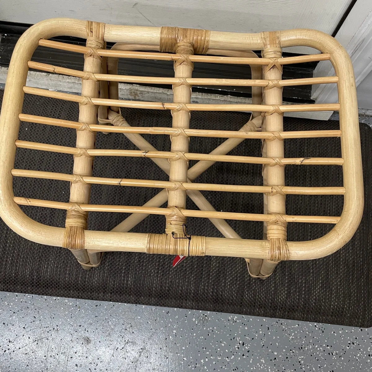 Mojave Rattan Ottoman Natural - Opalhouse