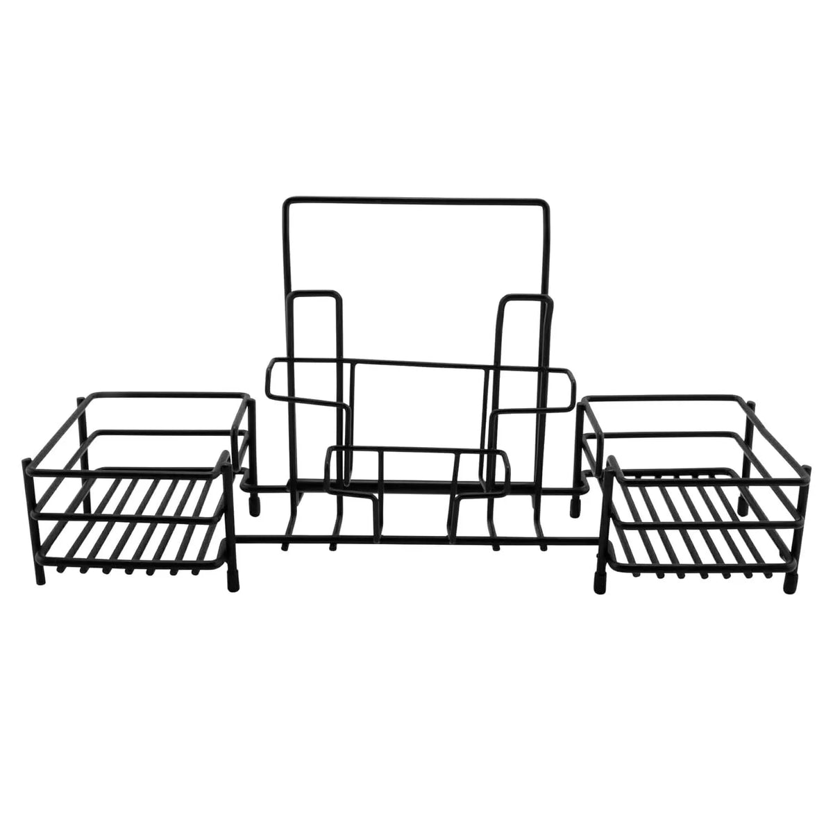 G.E.T. 4-931852 15" x 4.5" 3-Compartment, 6.75" Clipper Mill, Iron Powder Coated, Black