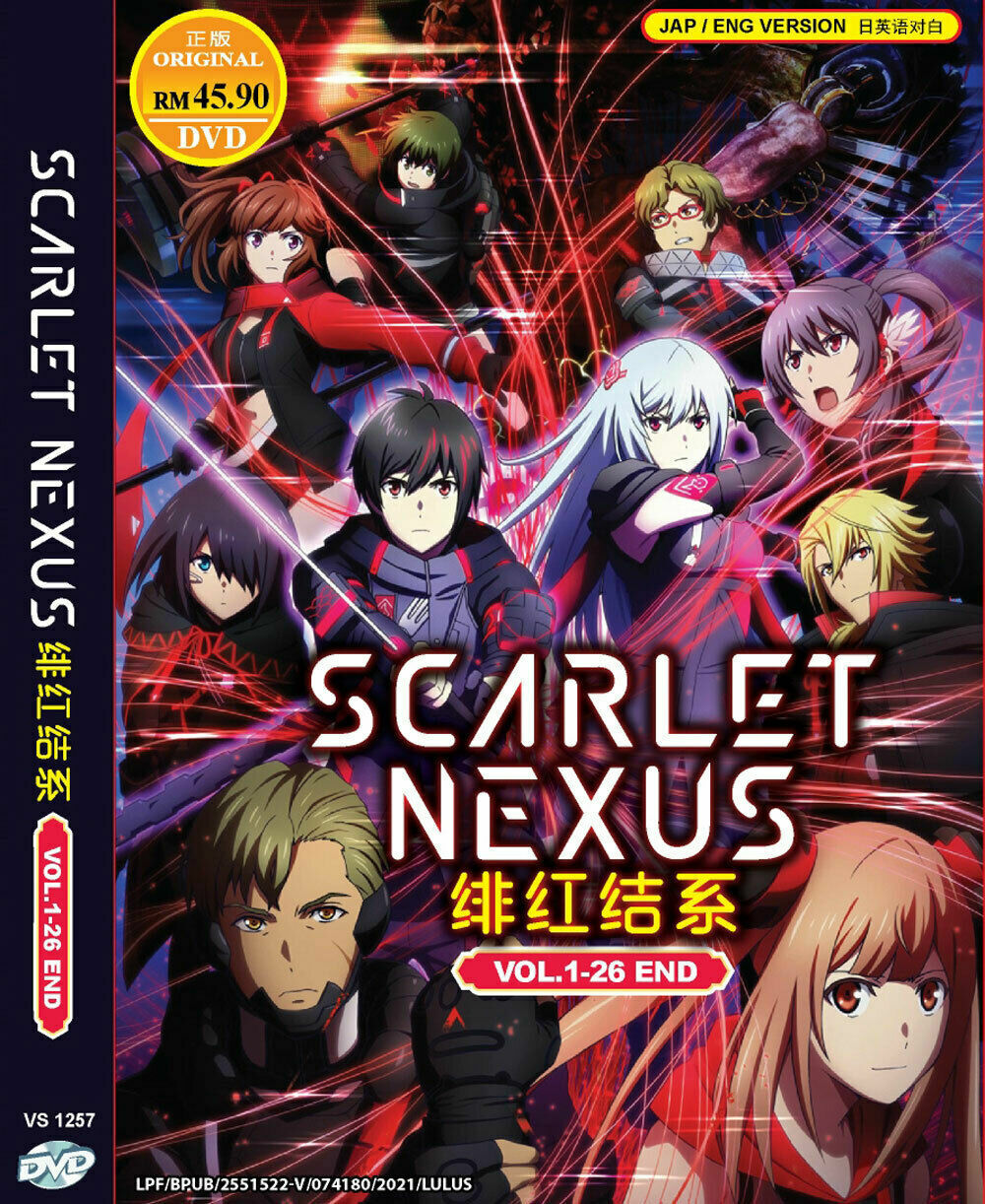 Scarlet Nexus Complete Series (1-26 End) Anime DVD with English Dubbed DVD