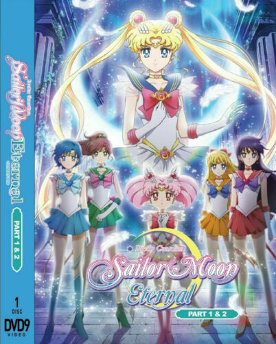 Sailor Moon Eternal: The Movie (Part 1 & 2) Anime DVD with English Audio DVD