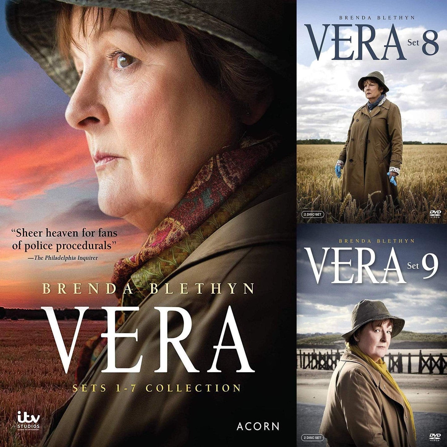 Vera TV Series Seasons 1-9 DVD Set