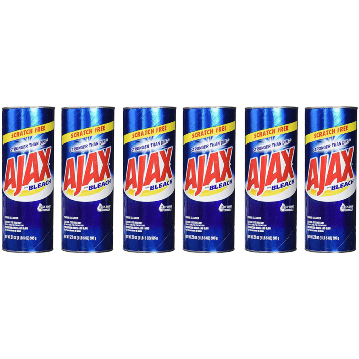 Ajax All-Purpose Powder Cleaner with Bleach 21 oz (Pack of 6)
