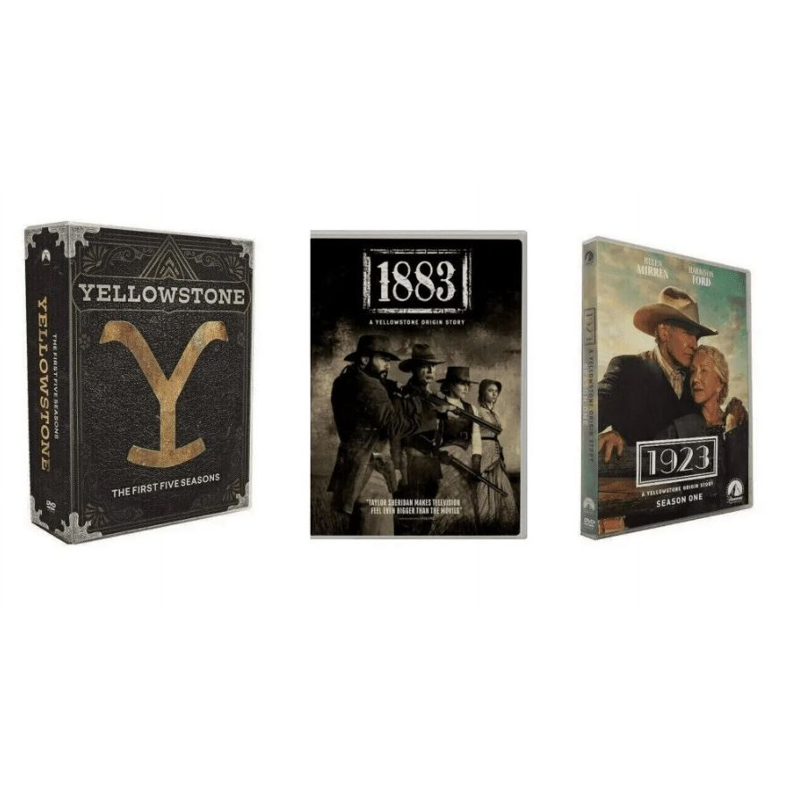 Yellowstone The Complete Seasons 1,2,3,4, 5 Season + 1883 + 1923 DVD Region 1