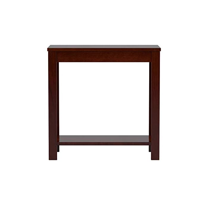 Crown Mark 7710 Pierce Chairside Table Espresso(Versatile Table, Espresso)