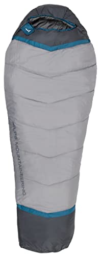 ALPS Mountaineering Blaze +20° Mummy Sleeping Bag, Regular - Gray/Charcoal