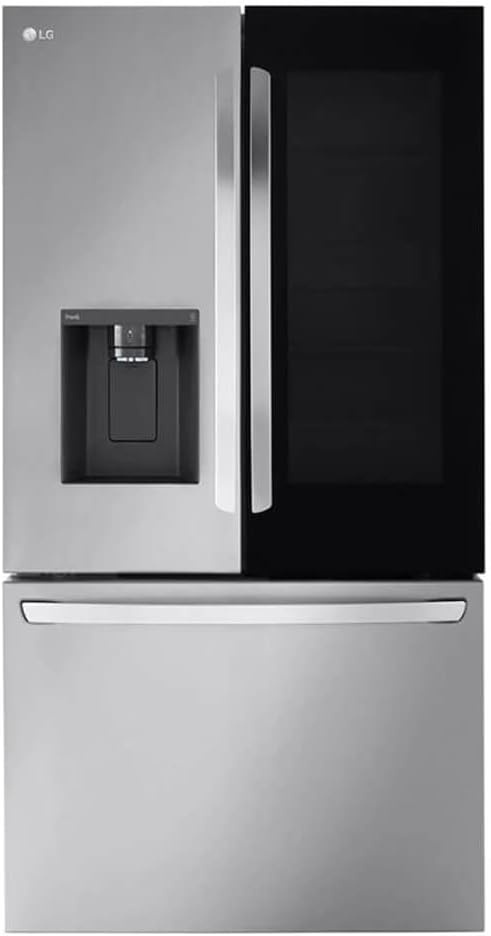 LG LRFOC2606S 26 Cu. Ft. Stainless Counter Depth French Door Refrigerator