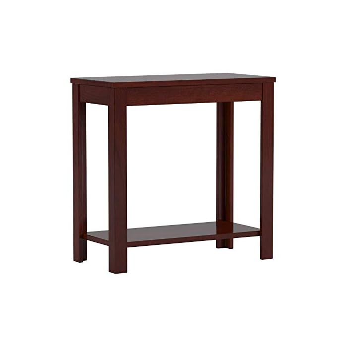 Crown Mark 7710 Pierce Chairside Table Espresso(Versatile Table, Espresso)