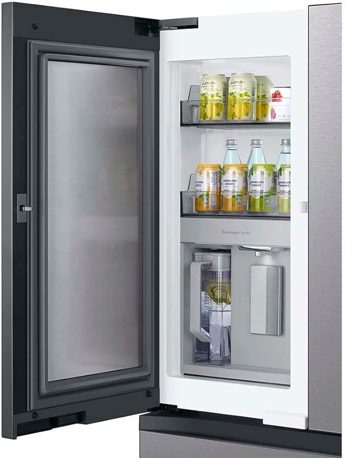 SAMSUNG RF29BB8600QL 29 Cu. Ft. Bespoke Stainless Steel 4-Door French Door Refrigerator
