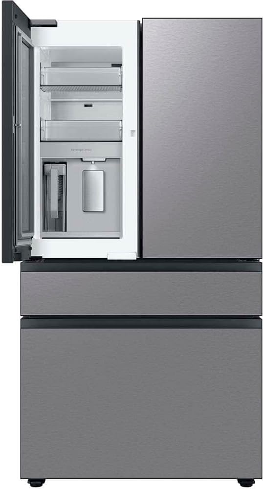 SAMSUNG RF29BB8600QL 29 Cu. Ft. Bespoke Stainless Steel 4-Door French Door Refrigerator