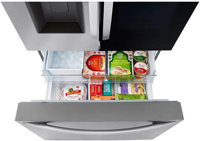 LG LRFOC2606S 26 Cu. Ft. Stainless Counter Depth French Door Refrigerator