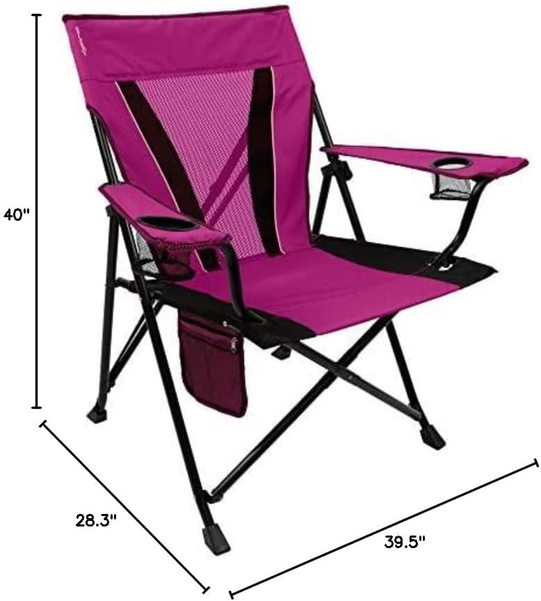 Kijaro XXL Dual Lock Portable Camping and Sports Chair , Hanami Pink