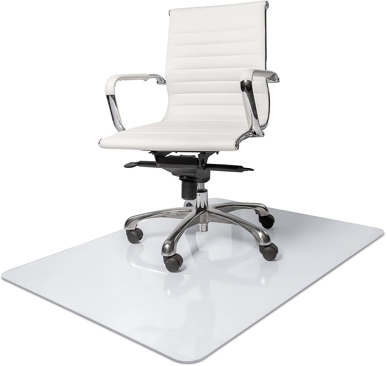 Oculus by Dimex Polycarbonate Office Chair Mat for Carpet and Hard Floors, 36" x 48" x 0.06" Mat, Clear Mat for Office Chair, Protects Floors Under Home Office Computer Desk, Ships Flat