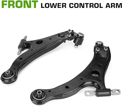 TadaMark Front Lower Control Arm with Ball Joint Tie Rods Sway Bar Kit Fit for 2004-2010 Toyota Sienna MS86170 MS86169-8 pcs