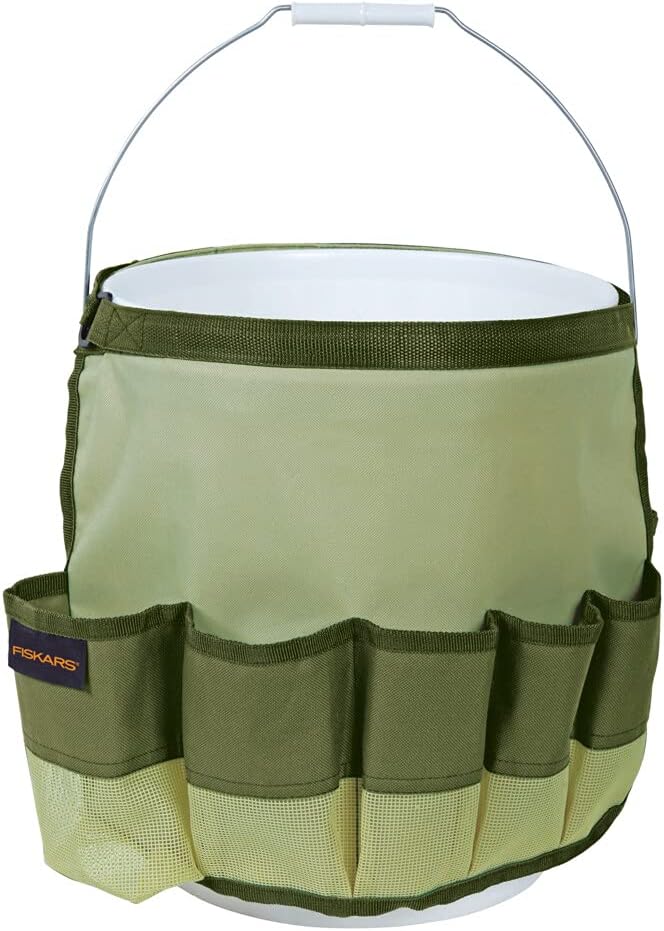 Fiskars 394240-1002 Five-Gallon Garden Bucket Caddy, Old style