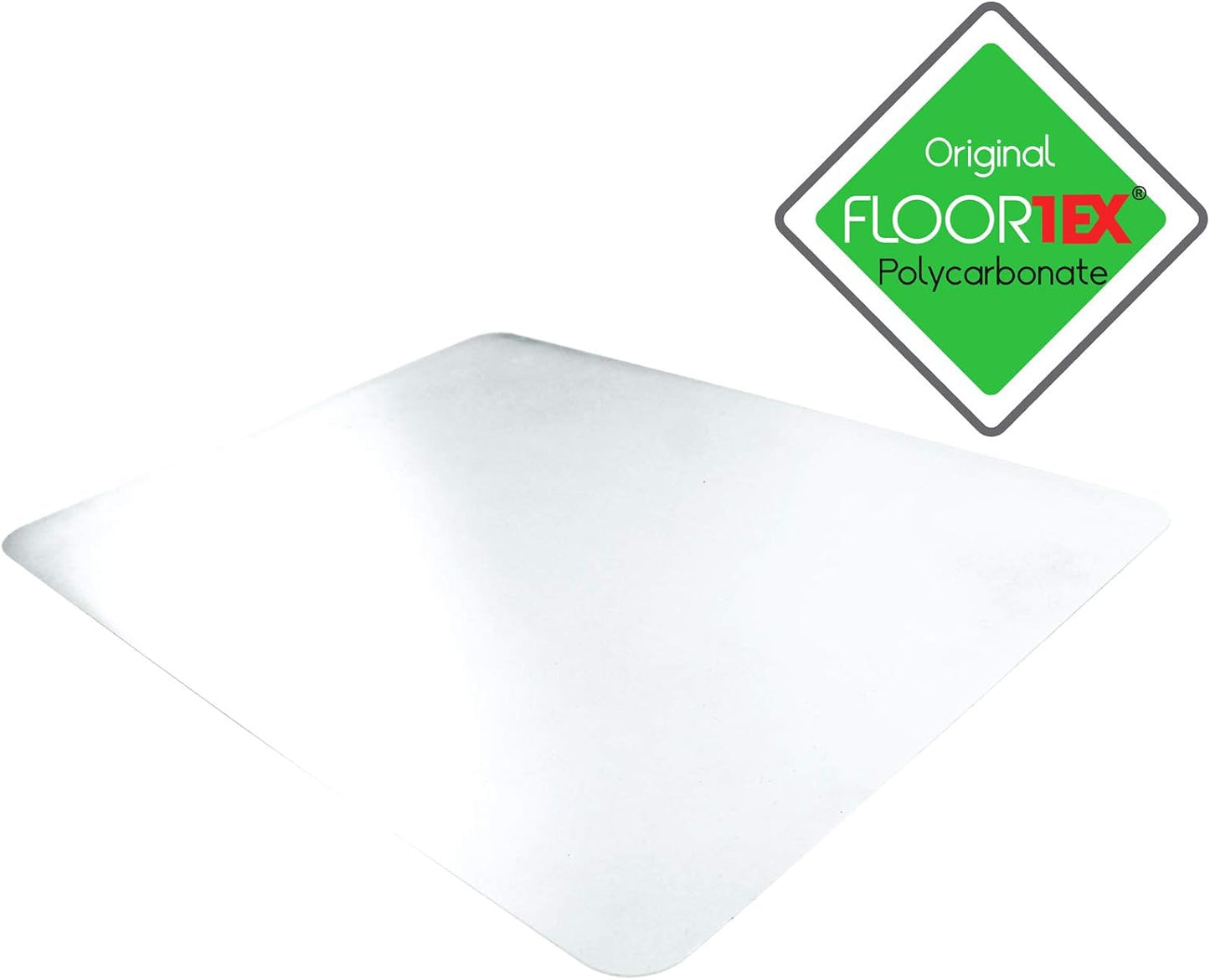 Floortex Desktex Polycarbonate Anti-Slip Desk Protection Mat 29" x 59", Clear, (FRDE2949RA)