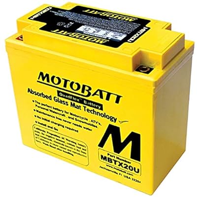 Db Electrical MBTX20U Battery Compatible With/Replacement For Motobatt Battery 16Ah