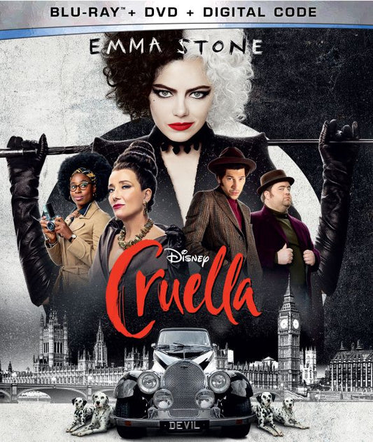 Cruella [Includes Digital Copy] [Blu-ray/DVD] [2021]