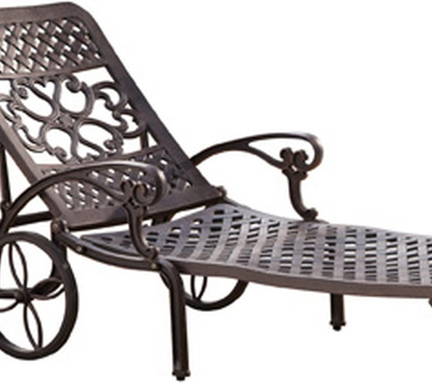 Homestyles 6655-83 Sanibel Outdoor Chaise Lounge, Bronze