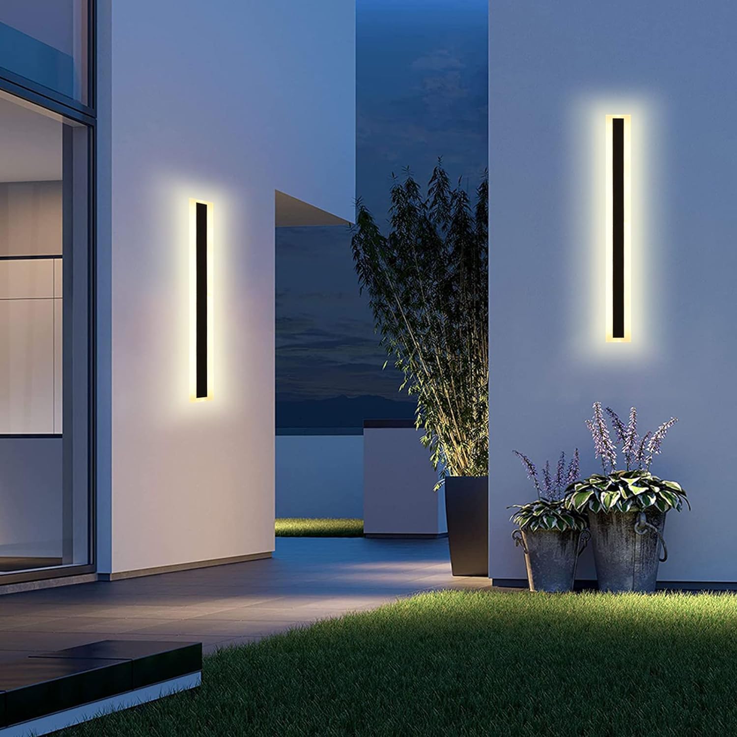 Long Wall Light Modern LED Wall Lamp Waterproof Outdoor Strip Sconces Wall Lighting 24