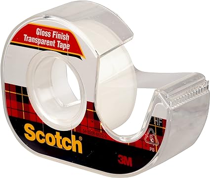 Scotch Transparent Tape, 2 Rolls, 3/4 in x 250 in (2157SS)