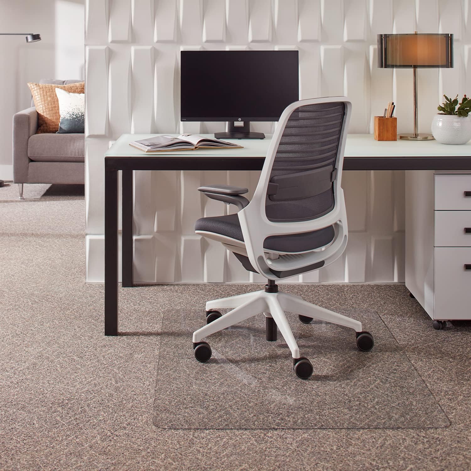 Oculus by Dimex Polycarbonate Office Chair Mat for Carpet and Hard Floors, 36