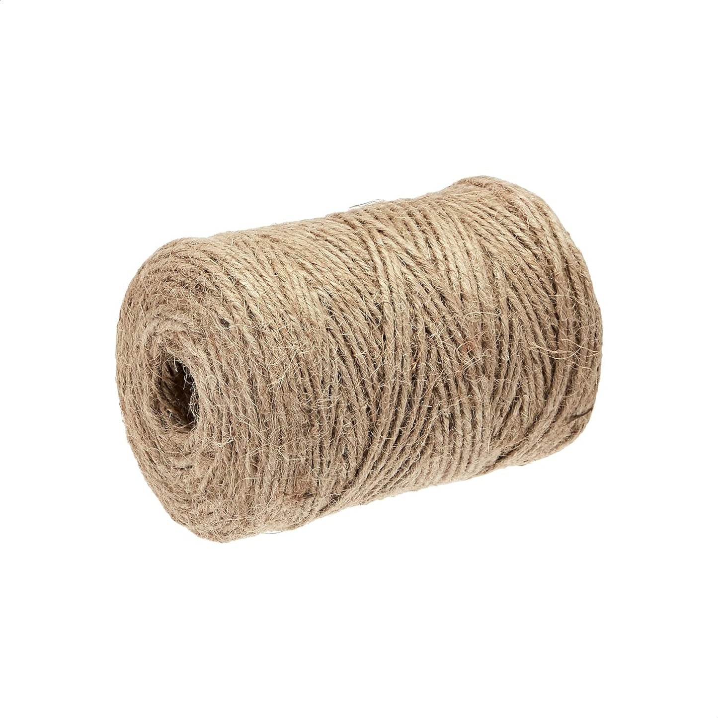 Amazon Basics All-Purpose Natural Jute Twine - #21 x 330' Foot (1.9mm x 100m), Natural, 1 Pack