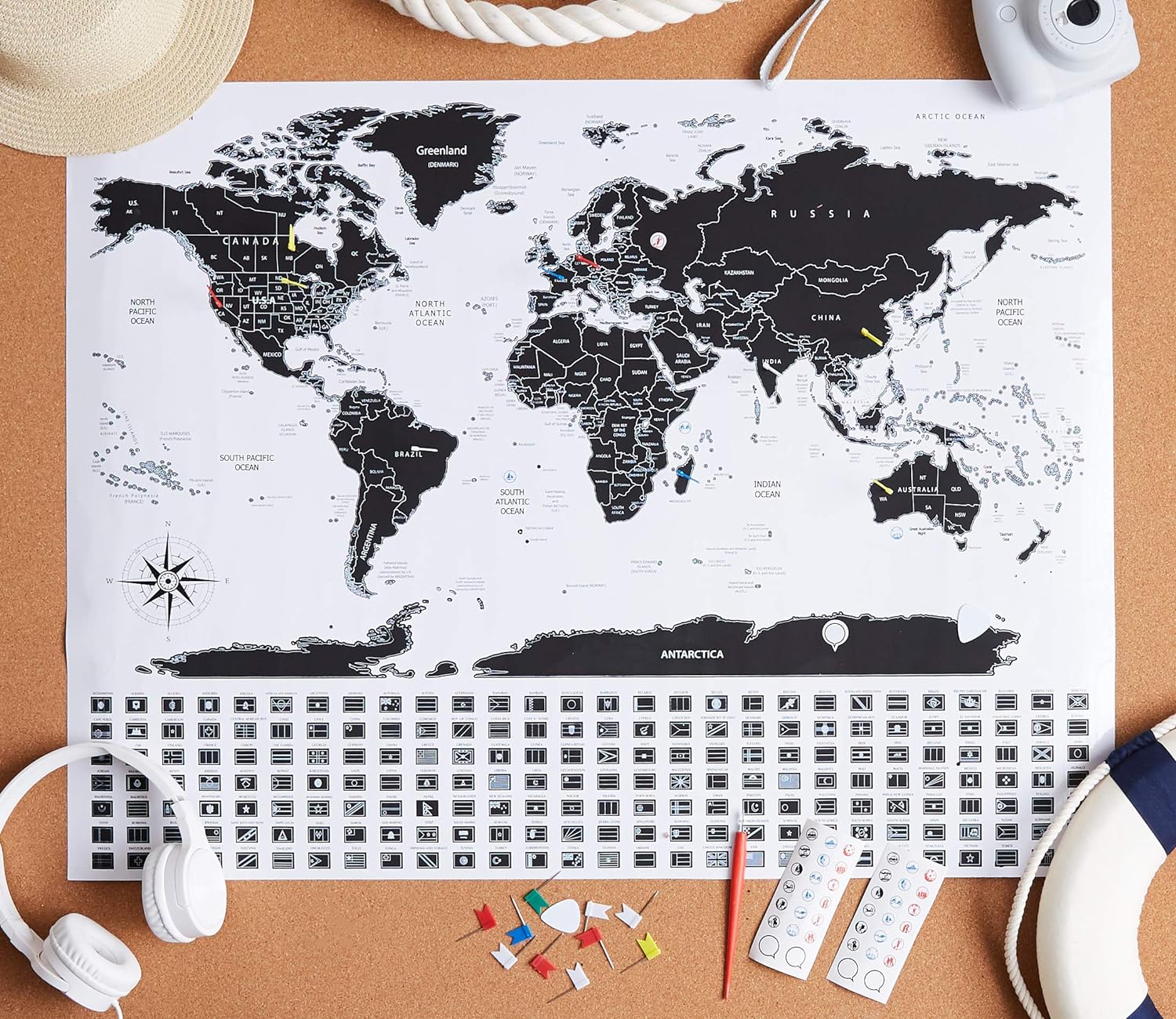 Giant World Map Poster | Shop Now – Household Hunter