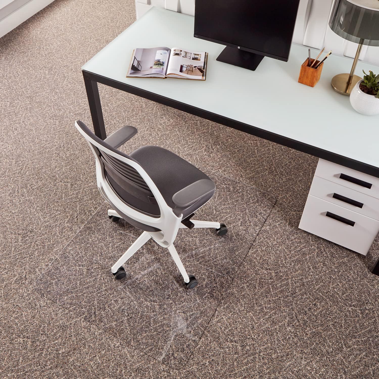 Oculus by Dimex Polycarbonate Office Chair Mat for Carpet and Hard Floors, 36