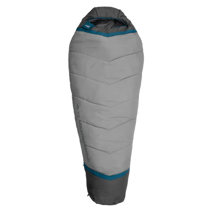 ALPS Mountaineering Blaze +20° Mummy Sleeping Bag, Regular - Gray/Charcoal
